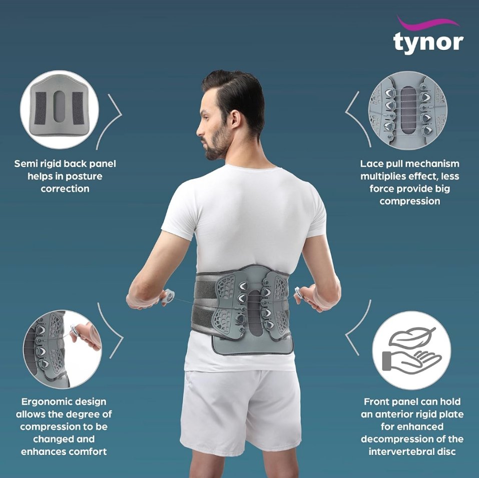 Tynor - Lumbo Lacepull Brace